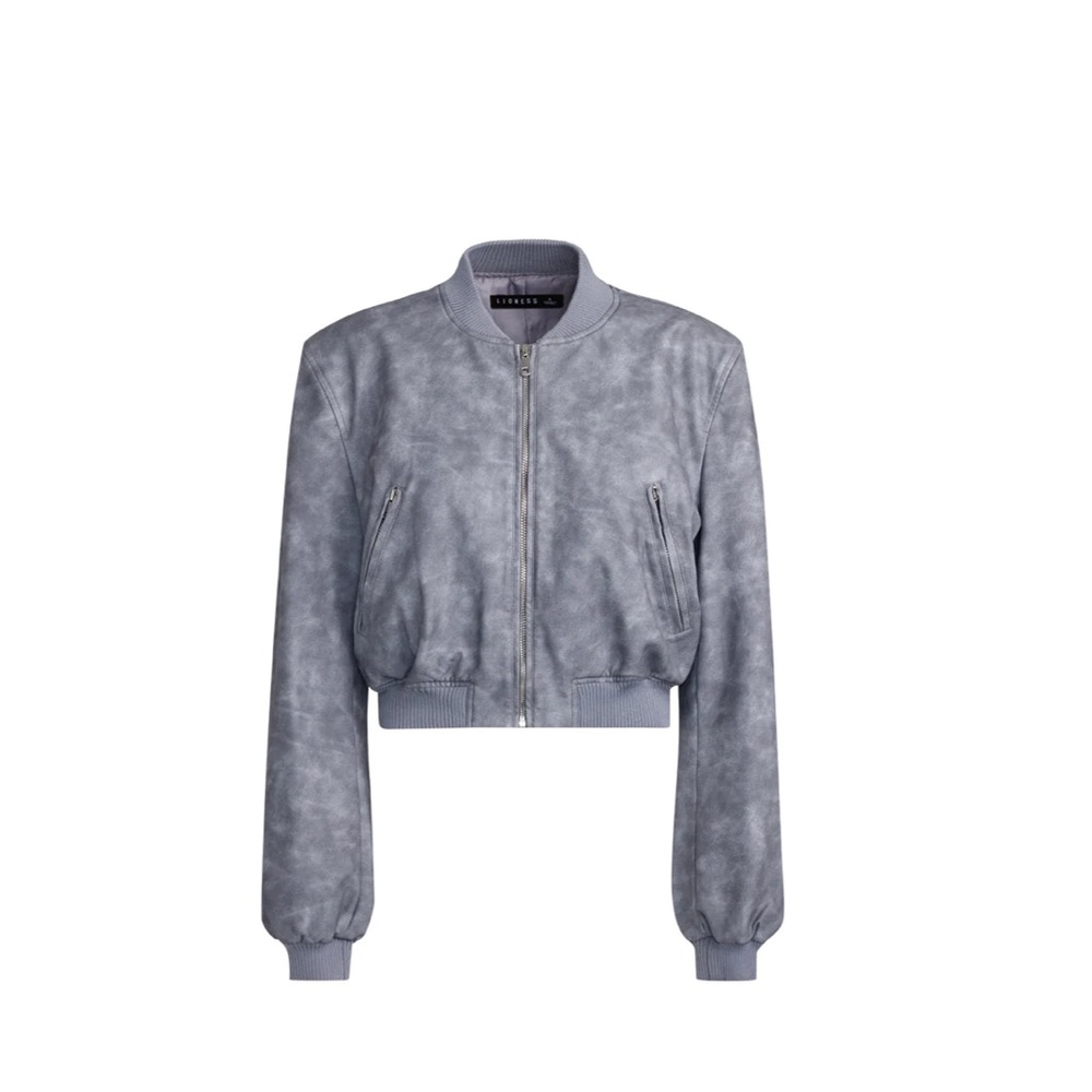 Lioness Gray Bomber Jacket